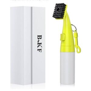 Golf Club Cleaner Brush Buid-in Anti-Leak Bottle 10.4 Inches Holds 8 Oz Sealed